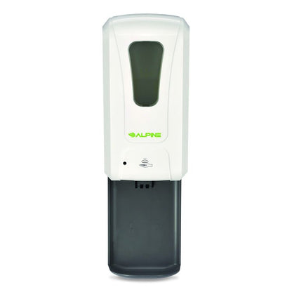 Wall Mount Automatic Foam Hand Sanitizer Soap Dispenser with Drip Tray, 40 oz, 4.48 x 6 x 18.1, White