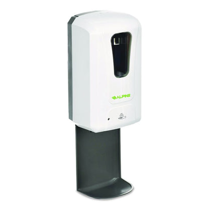 Wall Mount Automatic Gel Hand Sanitizer/Soap Dispenser with Drip Tray, 40 oz, 4.48 x 6 x 18.1, White