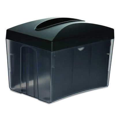 Interfold Table Top Dispenser Napkin Holder, 5.9 x 8 x 6.5, Black