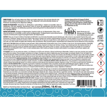 Fusion Metered Aerosols, Cotton Blossom, 8.45 oz Aerosol Spray, 12/Carton