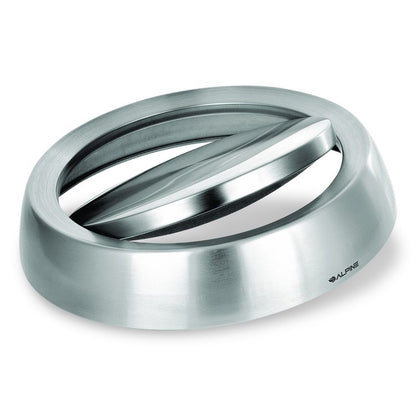 17 Gallon Stainless Steel Open Top Recycling Bin and Trash Receptacle