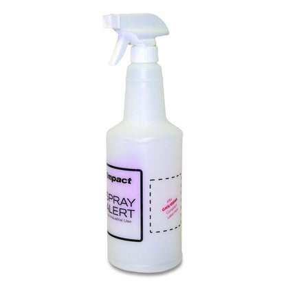 Spray Alert System, 32 oz, Natural with White/White Sprayer, 24/Carton