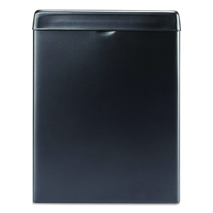 Stainless Steel Wall-Mounted Sanitary Napkin Receptacle, Black