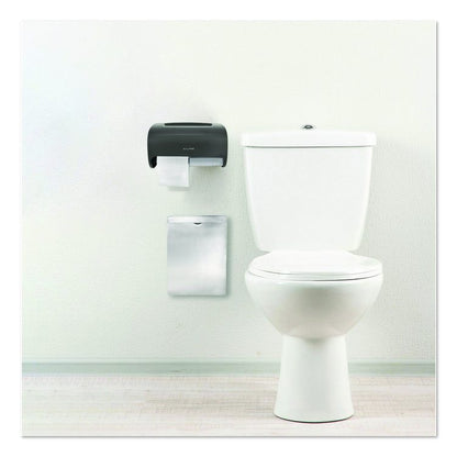 Side-by-Side Double Roll Toilet Tissue Dispenser, 6.3 x 6.3 x 10.3, Gray