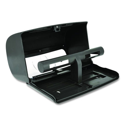 Side-by-Side Double Roll Toilet Tissue Dispenser, 6.3 x 6.3 x 10.3, Gray