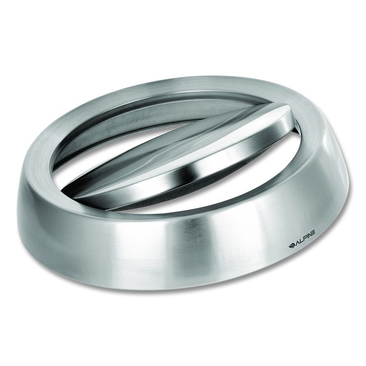 17 Gallon Stainless Steel Indoor Compost Receptacle with Swivel Lid