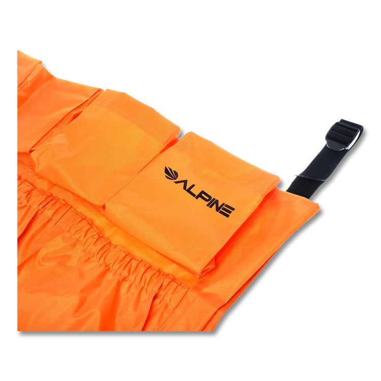 12-Pocket Trash Can Caddy Bag, 12 Compartments, 29 x 19.5, Orange