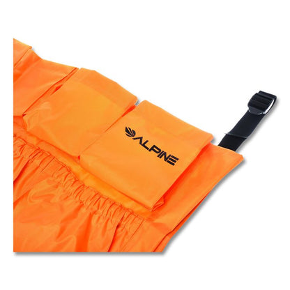 12-Pocket Trash Can Caddy Bag, 12 Compartments, 29 x 19.5, Orange