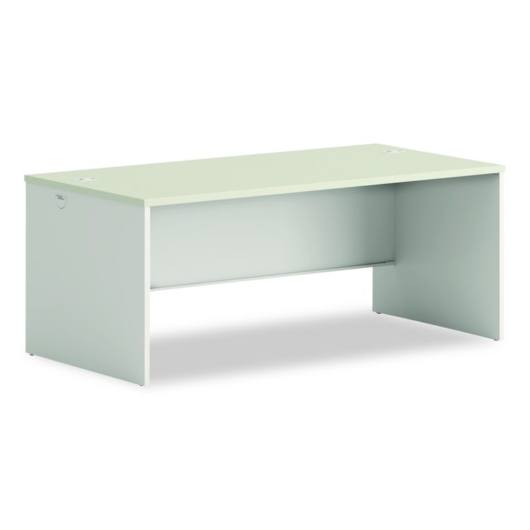 38000 Series Desk Shell, 72" x 36" x 30", Light Gray/Silver