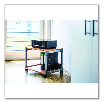 System 48 Multi-Function Trolley, Metal, 2 Shelves, 23.6 x 18.7 x 17, Beech