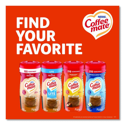 Hazelnut Creamer Powder, 15 oz Canister