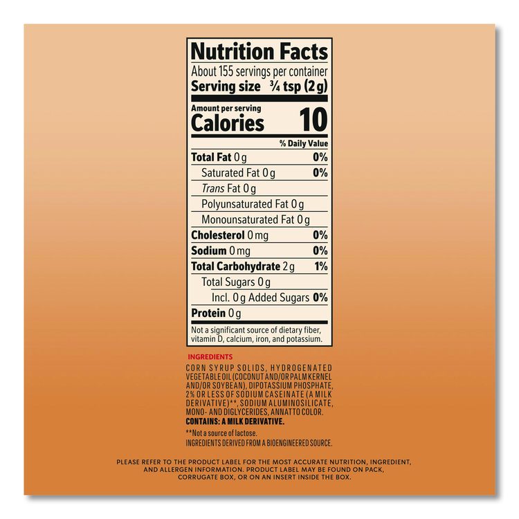 Powdered Creamer, Original Lite, 11 oz Canister, 12/Carton