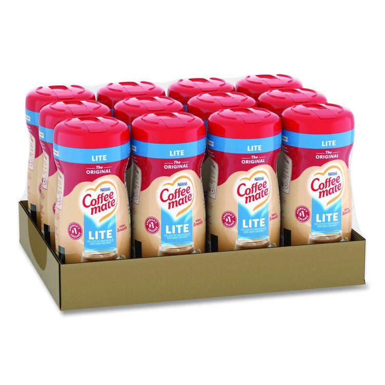 Powdered Creamer, Original Lite, 11 oz Canister, 12/Carton