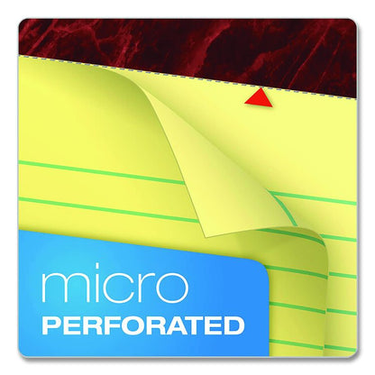 Gold Fibre Writing Pads, Wide/Legal Rule, (50) Canary Yellow 8.5 x 11 Sheets, 4/Pack