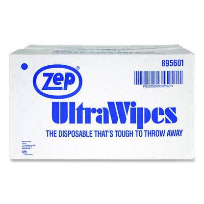 Ultra Wipes, 1-Ply, 14 x 12, Blue, 450/Carton