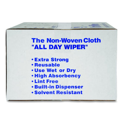 Ultra Wipes, 1-Ply, 14 x 12, Blue, 450/Carton