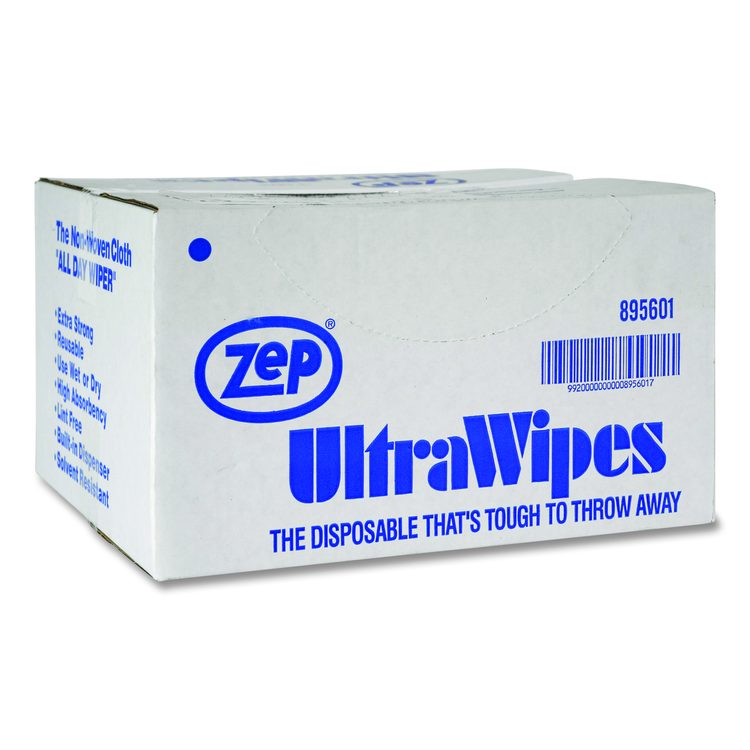 Ultra Wipes, 1-Ply, 14 x 12, Blue, 450/Carton