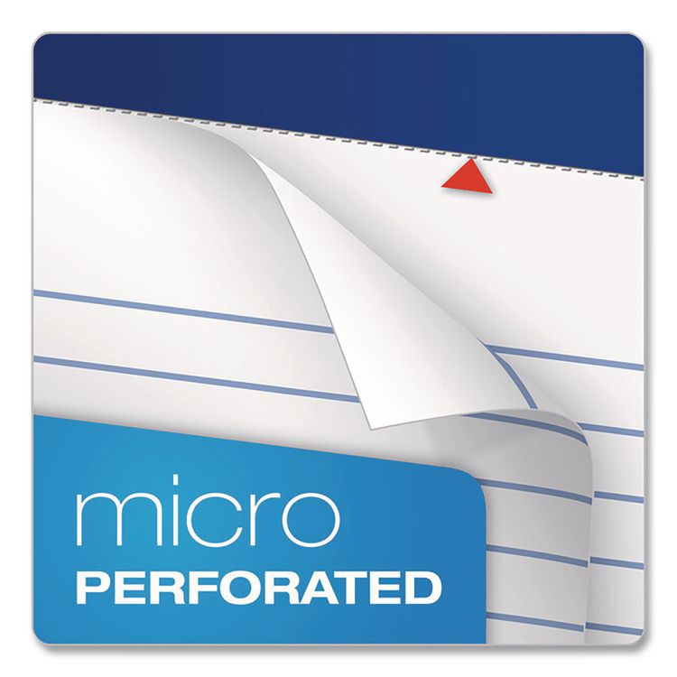Perforated Writing Pads, Narrow Rule, (50) White 8.5 x 11 Sheets, Dozen