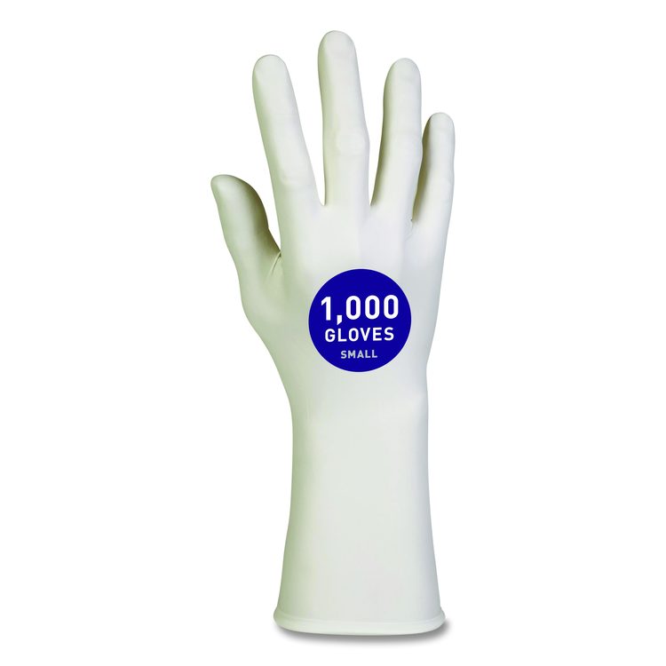 G3 White Nitrile Gloves, AQL 1.5, ESD Safe, Small, 6.3 mil Thick, 12" Long, White, 1,000/Carton