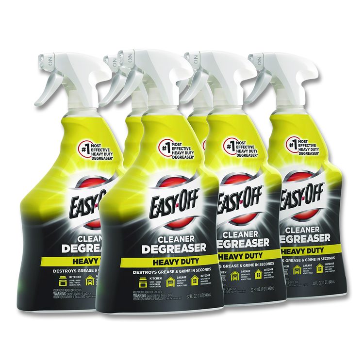 Heavy Duty Cleaner Degreaser, 32 oz Spray Bottle, 6/Carton