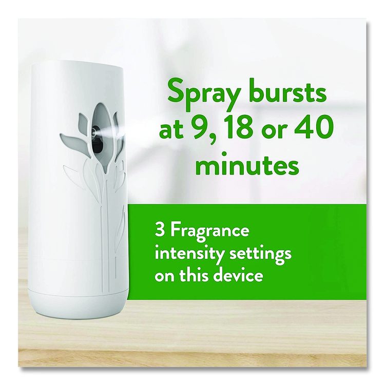 Freshmatic Ultra Automatic Starter Kit, Gadget/(2) 5.89 oz Fresh Linen Refills/AA Battery, 4 Kits/Carton