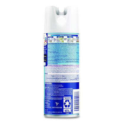 Disinfectant Spray, Crisp Linen Scent, 12.5 oz Aerosol Spray, 12/Carton