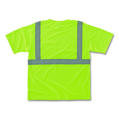 GloWear 8289-ECO Class 2 Recycled Hi-Vis T-Shirt, Small, Lime