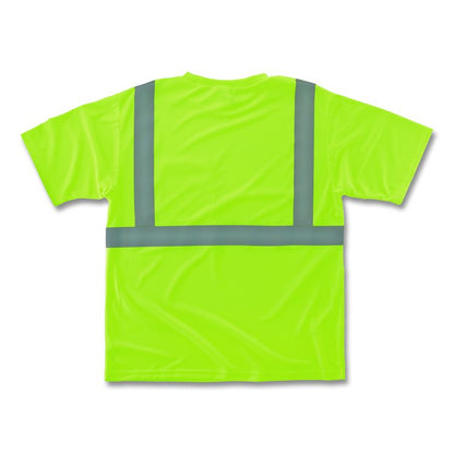 GloWear 8289-ECO Class 2 Recycled Hi-Vis T-Shirt, 5X-Large, Lime