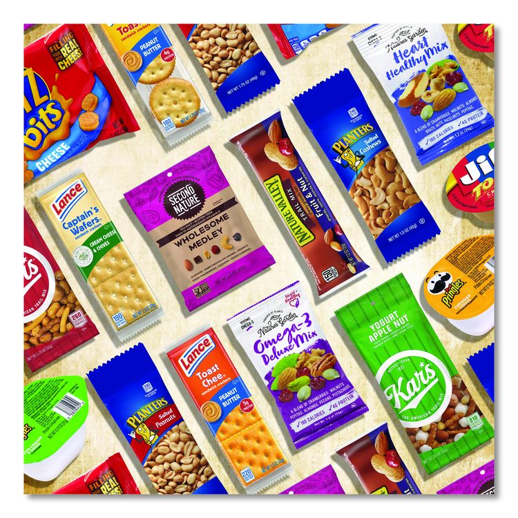 On The Go Snack Box, 27 Assorted Snacks/Box