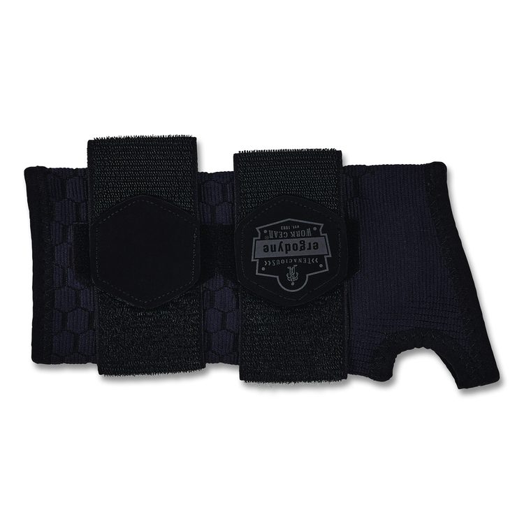 ProFlex 685 Wrist Support Sleeve with Double Strap, Small, Fits Left Hand/Right Hand, Black