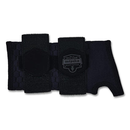 ProFlex 685 Wrist Support Sleeve with Double Strap, Small, Fits Left Hand/Right Hand, Black