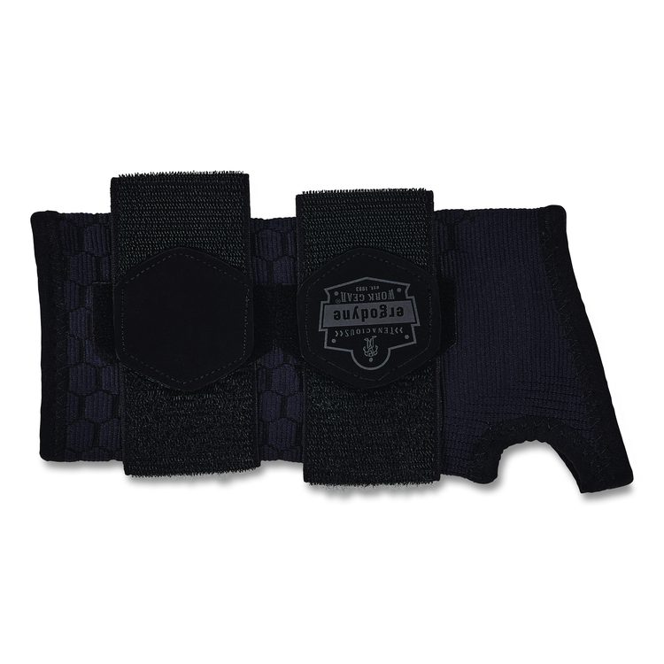 ProFlex 685 Wrist Support Sleeve with Double Strap, Medium, Fits Left Hand/Right Hand, Black