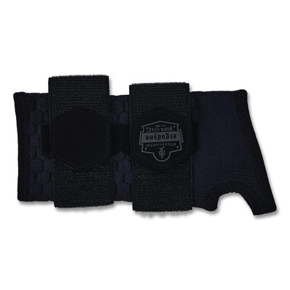 ProFlex 685 Wrist Support Sleeve with Double Strap, Large, Fits Left Hand/Right Hand, Black