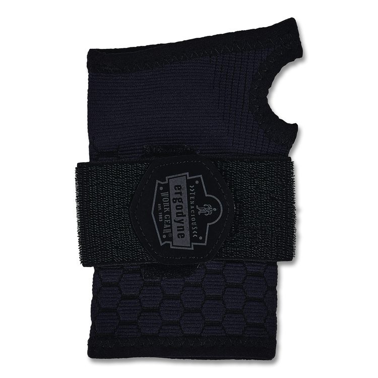 ProFlex 680 Wrist Support Sleeve with Single Strap, Large, Fits Left Hand/Right Hand, Black