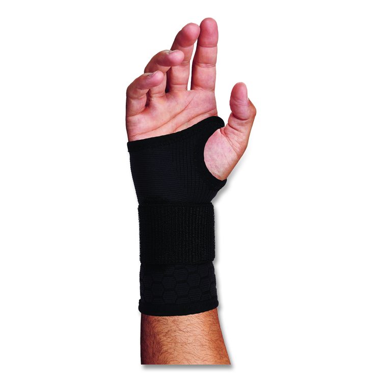 ProFlex 680 Wrist Support Sleeve with Single Strap, X-Large, Fits Left Hand/Right Hand, Black