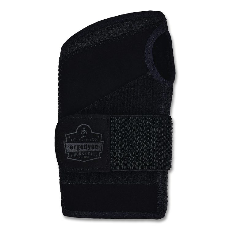 ProFlex 4005 Wrist Brace Support with Single Strap, Small, Fits Left Hand, Black
