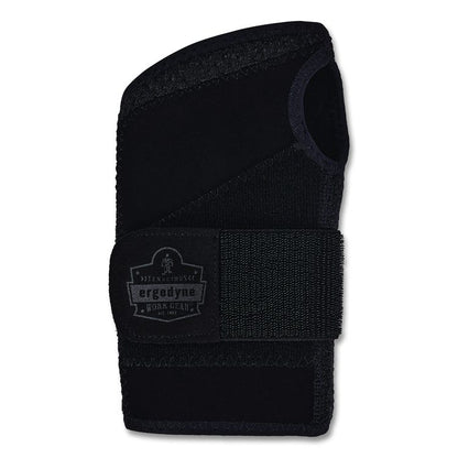 ProFlex 4005 Wrist Brace Support with Single Strap, Large, Fits Left Hand, Black