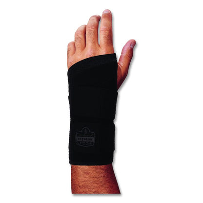 ProFlex 4015 Wrist Brace Support with Double Strap, Large, Fits Left Hand, Black