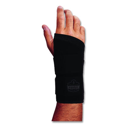 ProFlex 4015 Wrist Brace Support with Double Strap, Small, Fits Right Hand, Black