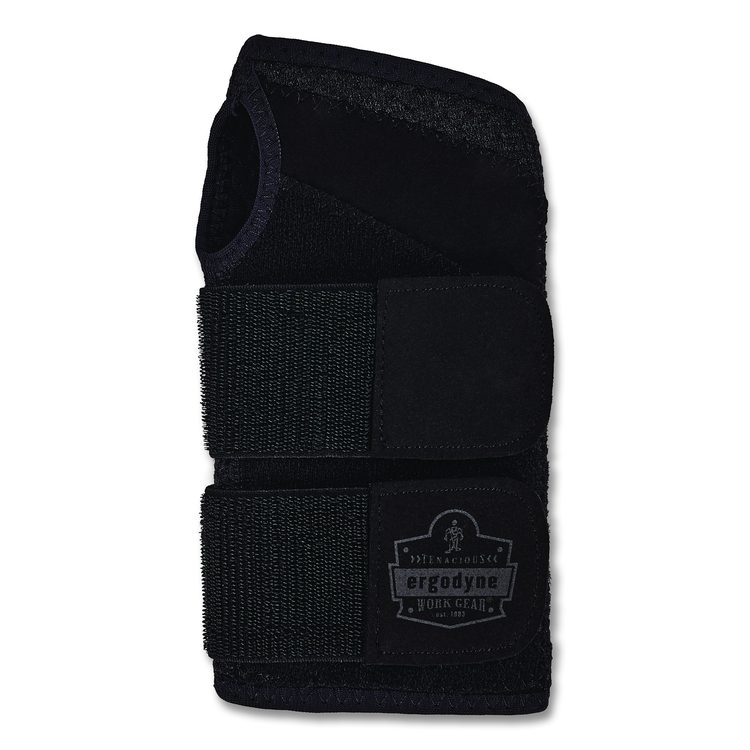 ProFlex 4015 Wrist Brace Support with Double Strap, Small, Fits Right Hand, Black