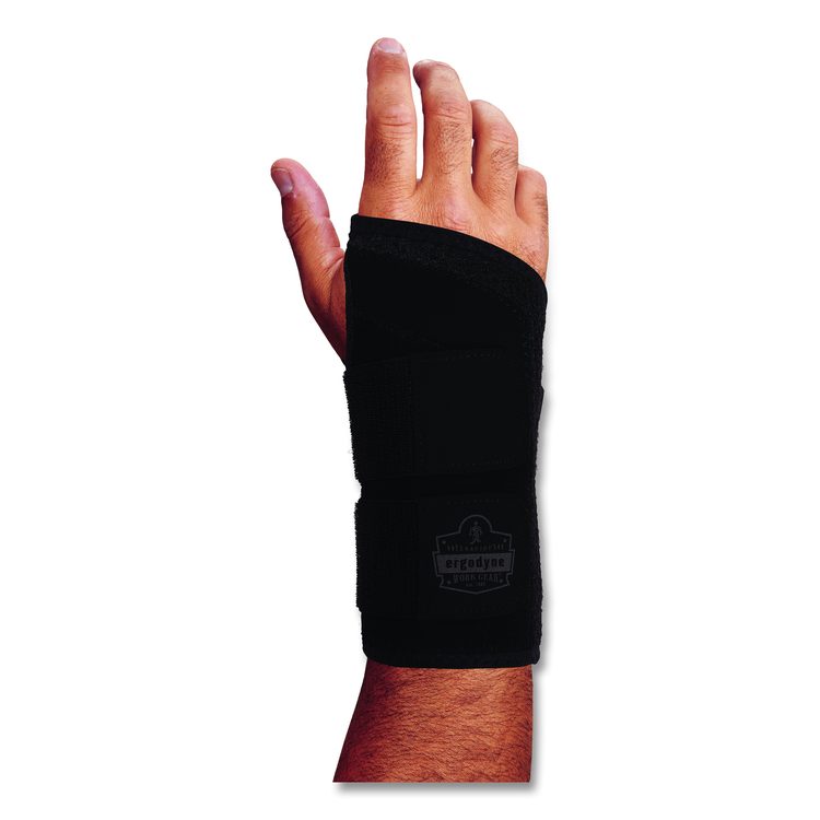 ProFlex 4015 Wrist Brace Support with Double Strap, X-Large, Fits Right Hand, Black