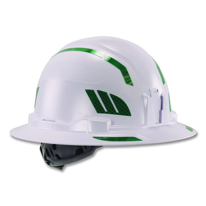 Skullerz 8961 Reflective Hard Hat and Safety Helmet Sticker Kit, 18 Assorted Stickers, Green