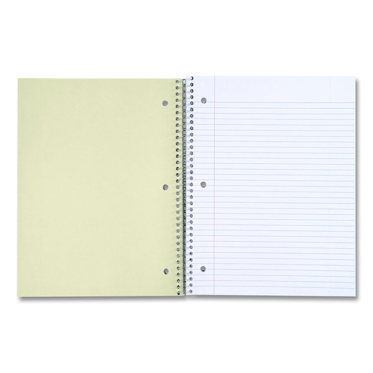 Wirebound Notebook, 3-Subject, Medium/College Rule, Black Cover, (120) 11 x 8.5 Sheets