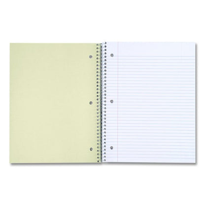 Wirebound Notebook, 3-Subject, Medium/College Rule, Black Cover, (120) 11 x 8.5 Sheets
