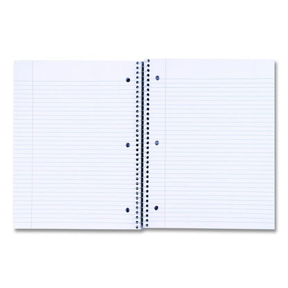 Wirebound Notebook, 3-Subject, Medium/College Rule, Black Cover, (120) 11 x 8.5 Sheets