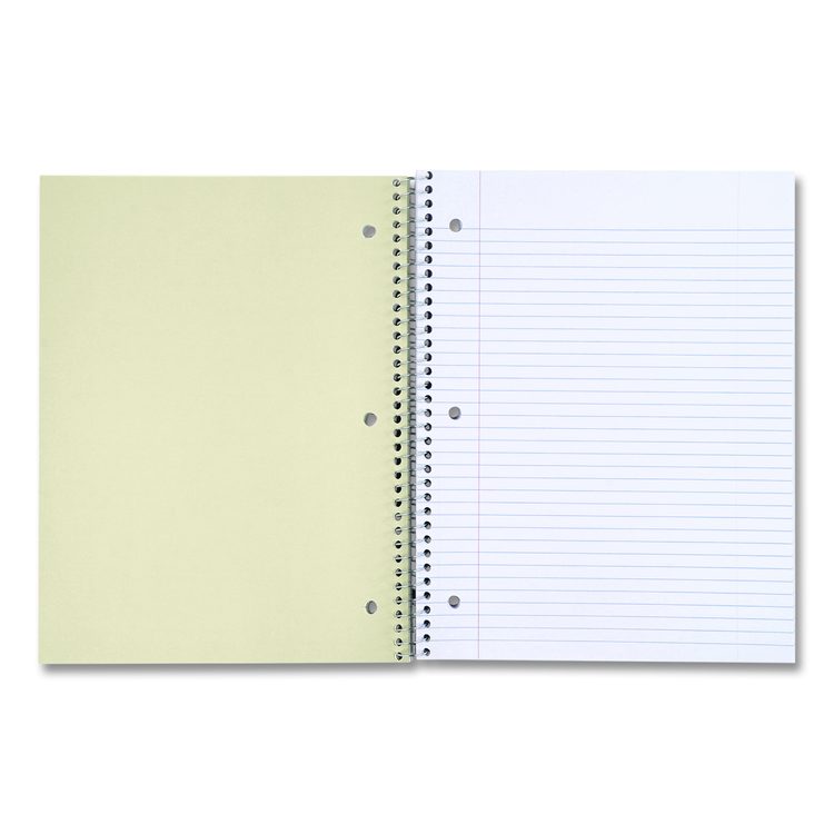 Wirebound Notebook, 5-Subject, Medium/College Rule, Black Cover, (200) 11 x 8.5 Sheets