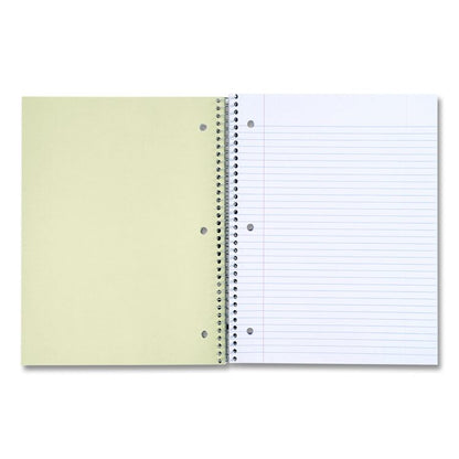 Wirebound Notebook, 5-Subject, Medium/College Rule, Black Cover, (200) 11 x 8.5 Sheets