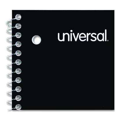 Wirebound Notebook, 5-Subject, Medium/College Rule, Black Cover, (200) 11 x 8.5 Sheets