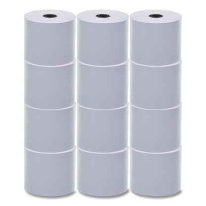 Impact Bond Paper Rolls, 2.25" x 150 ft, White, 12/Pack