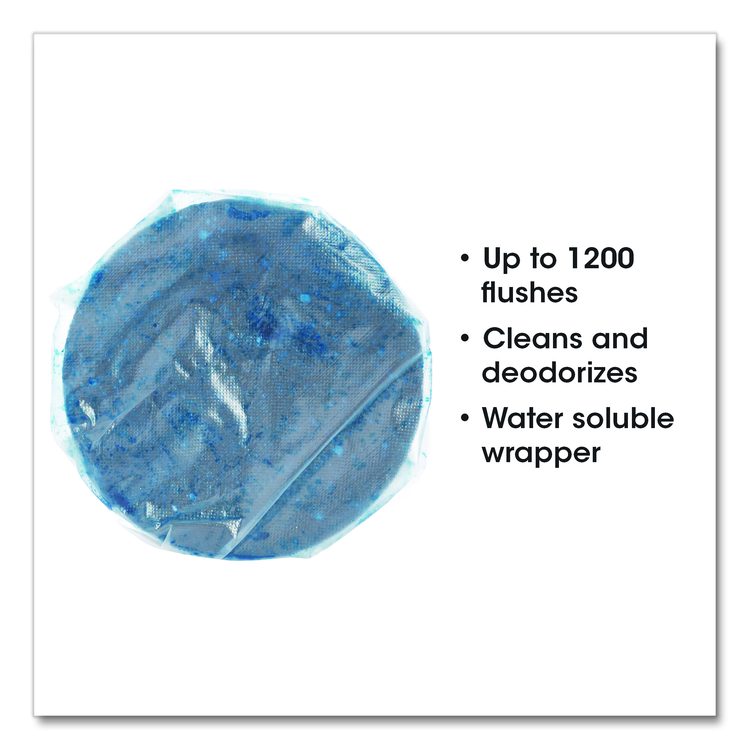 Drop-In Tank Non-Para Cleaner Block, Unscented, Blue, 24/Box, 3 Boxes/Carton